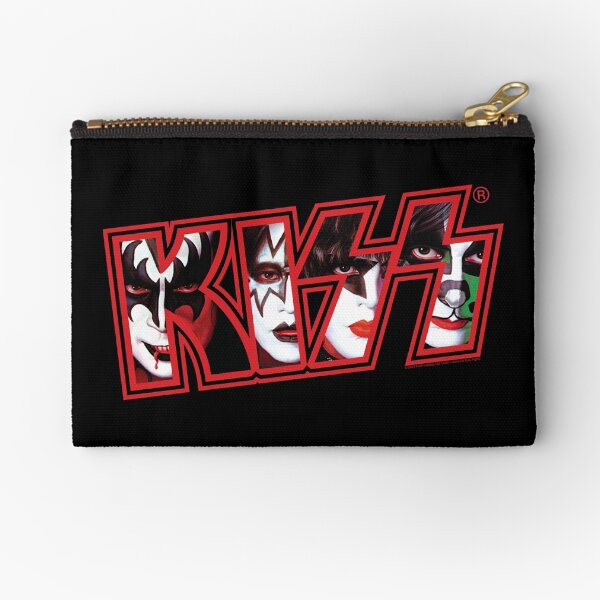 Kiss Band Zipper Pouch