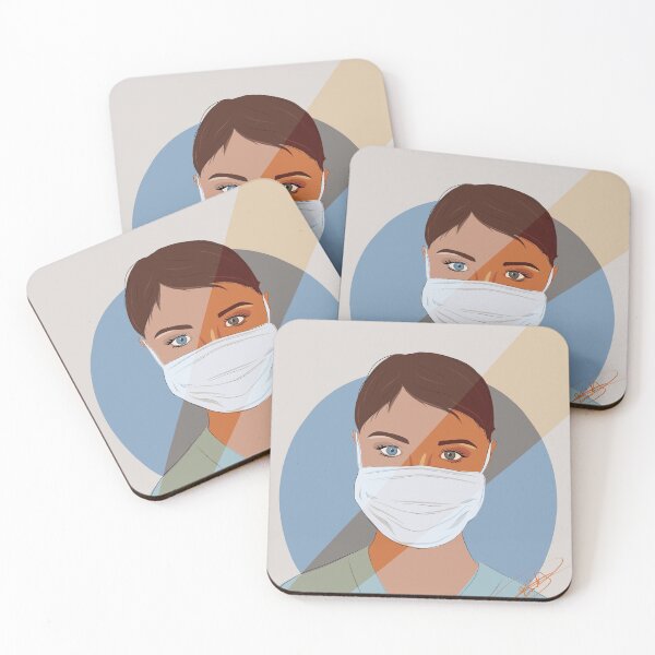 Item preview, Health worker sunbeam portrait  designed and sold by pinchofginge.