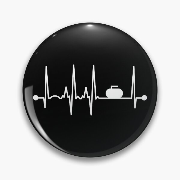 Item preview, Curling Heartbeat designed and sold by teesaurus.