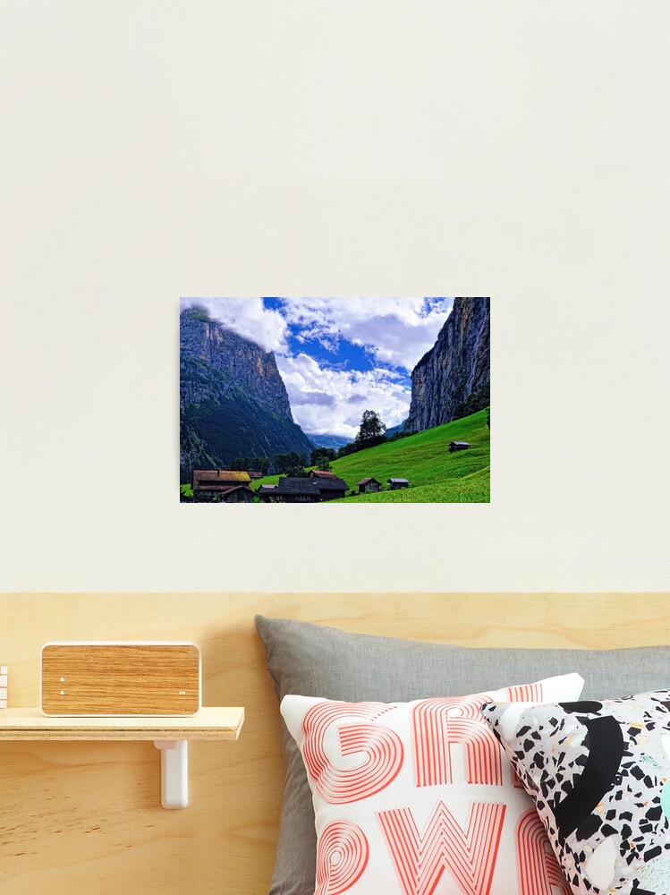 Thumbnail 2 of 3, Photographic Print, Lauterbrunnen Valley designed and sold by Mallorn.