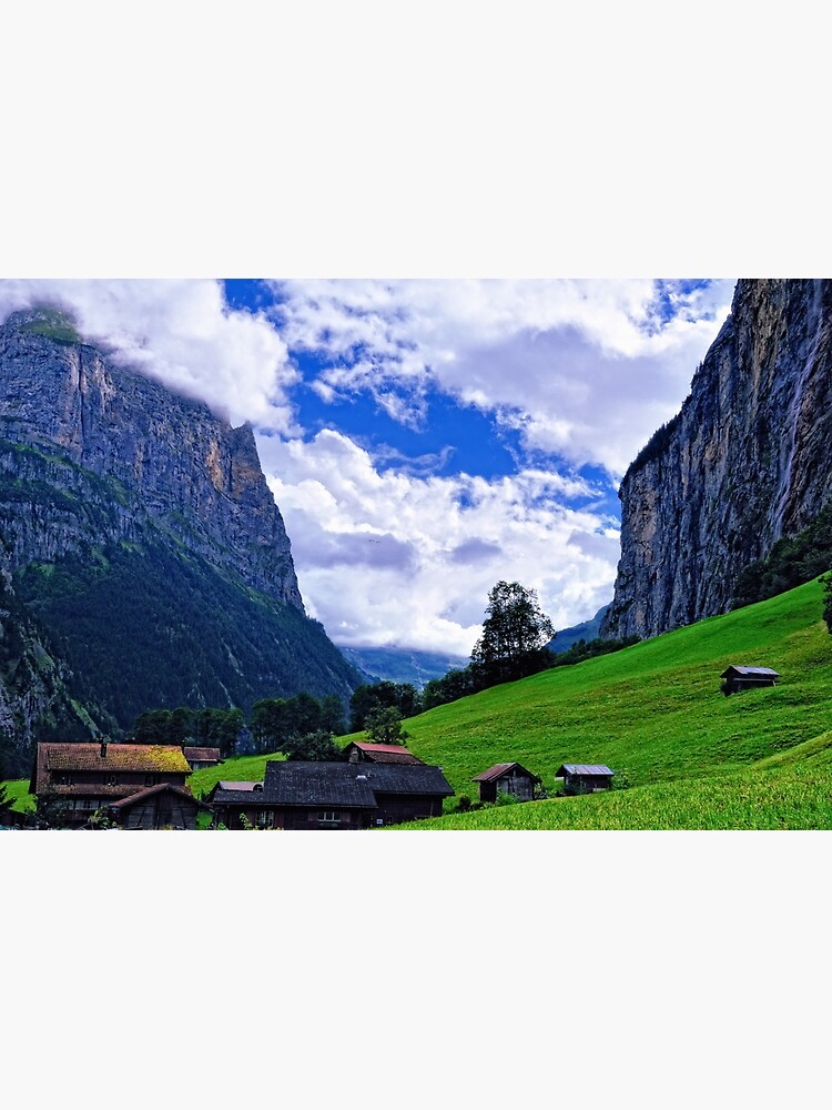 Thumbnail 3 of 3, Photographic Print, Lauterbrunnen Valley designed and sold by Mallorn.