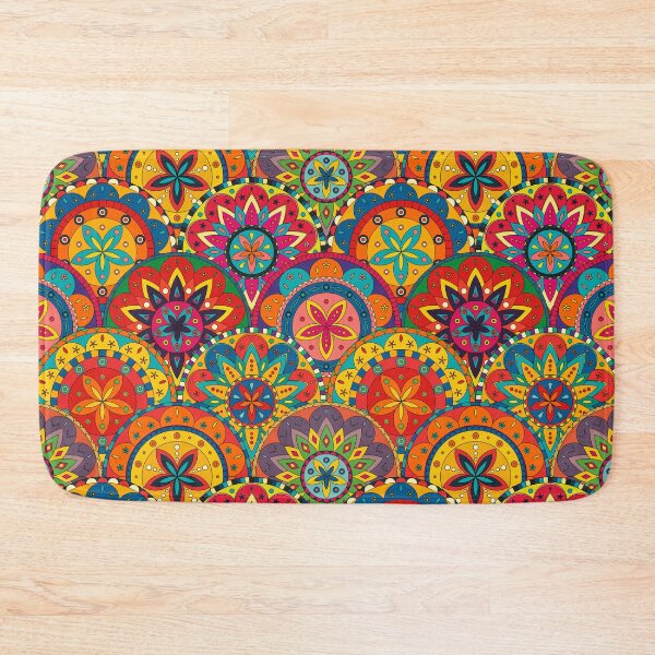 Item preview, Funky Retro Mandala Pattern designed and sold by livianasgifts.