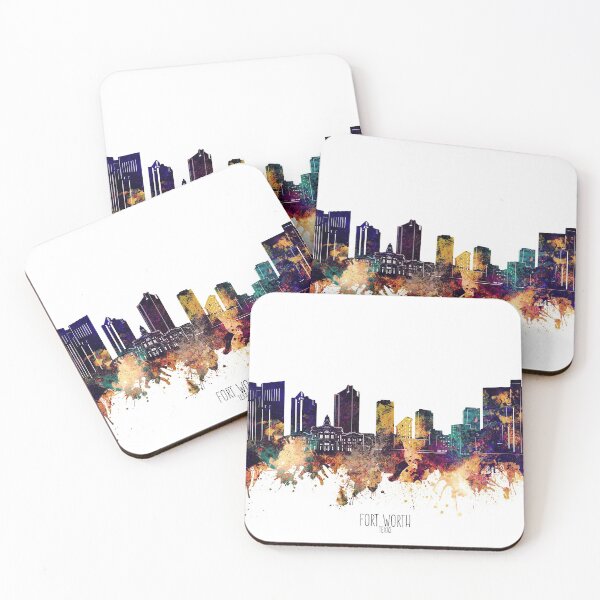 Item preview, fort worth skyline designed and sold by BekimART2.