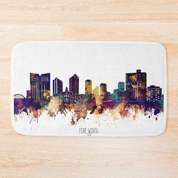 Item preview, fort worth skyline designed and sold by BekimART2.