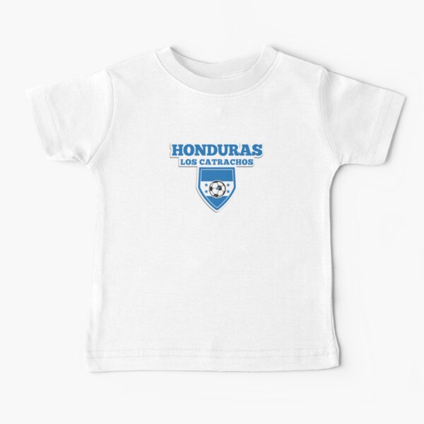Speedy Pros Honduras Soccer Baby Bodysuit - White Football Onesie For Boys & Girls