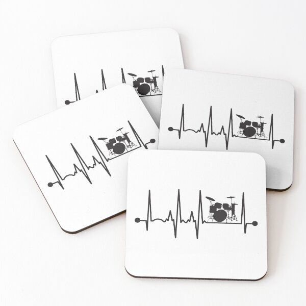 Item preview, Drums Heartbeat designed and sold by teesaurus.