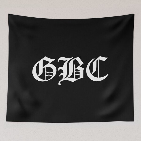 Item preview, Lil Peep GBC Tattoo Original Design in white text designed and sold by nmrkdesigns.