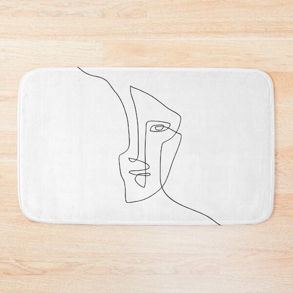 Item preview, Abstract Face Illustration - One Line Art designed and sold by TheRedFinch.