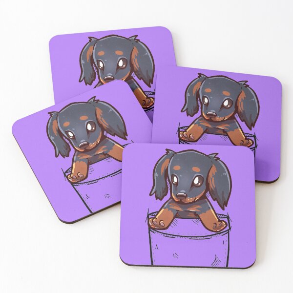 Item preview, Pocket Cute Dachshund Dog designed and sold by TechraNova.