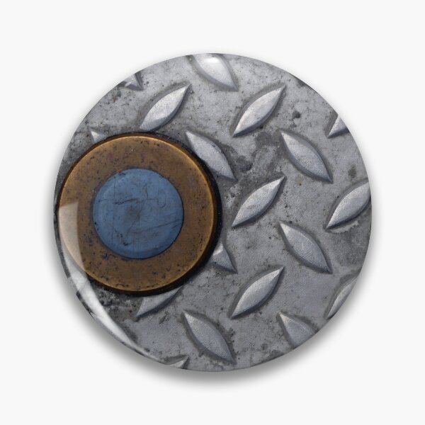 Item preview, Checker Plate Industrial Steel Metal designed and sold by headpossum.