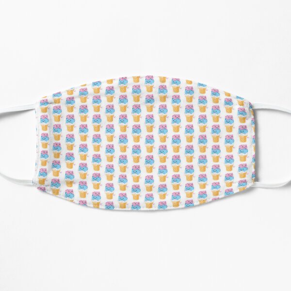 Moriah Elizabeth ice cream cats Flat Mask
