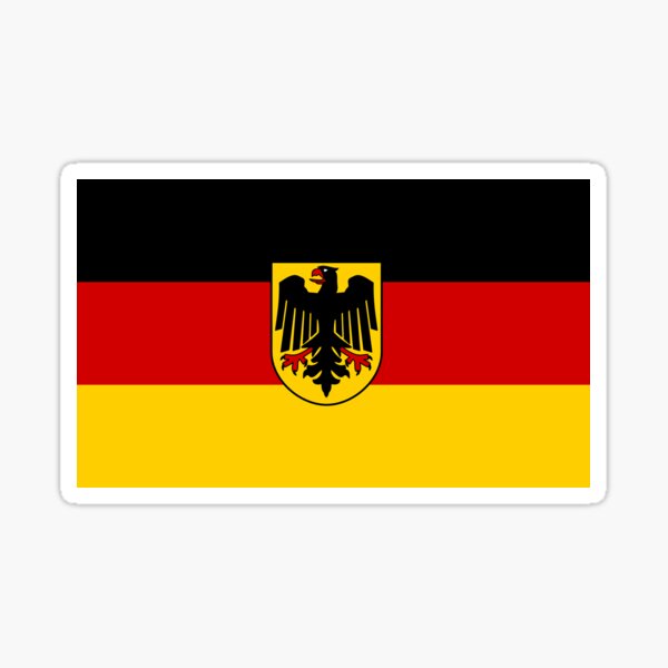 German State Flag Gifts, Stickers & other Products Sticker