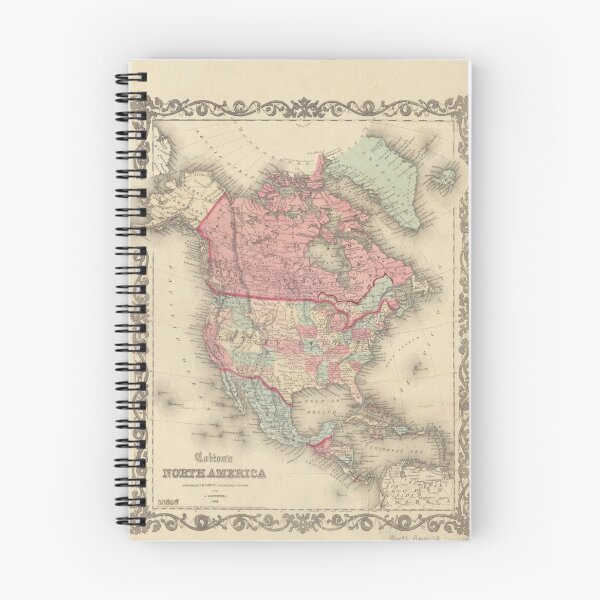 Item preview, 1861 North America Map designed and sold by Speckle.