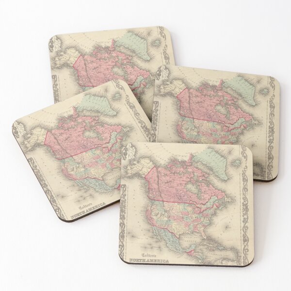 Item preview, 1861 North America Map designed and sold by Speckle.