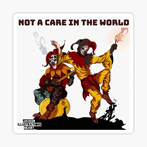 not-a-care-in-the-world-design-sticker-for-sale-by-jackerheart