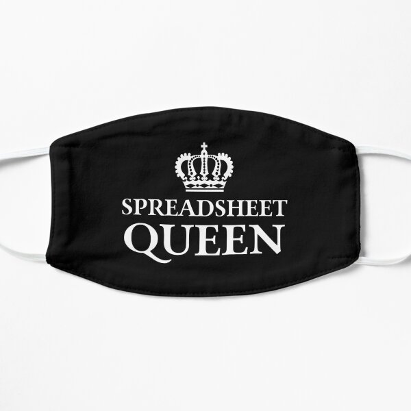 Spreadsheet Queen Mask
