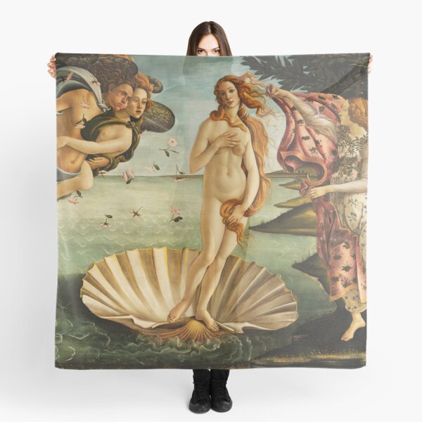The Birth of Venus by Botticelli Scarf