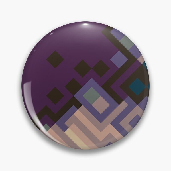 Item preview, Of a Harde-Edge Eggplant Meander... designed and sold by EphydriadDesign.