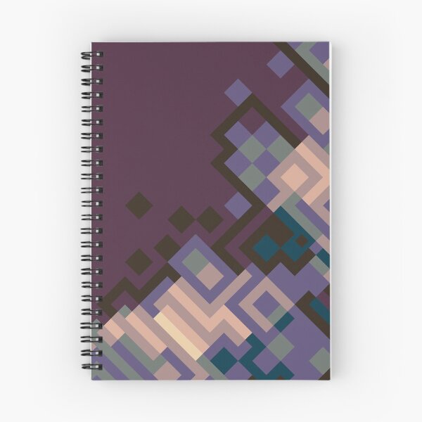 Item preview, Of a Harde-Edge Eggplant Meander... designed and sold by EphydriadDesign.