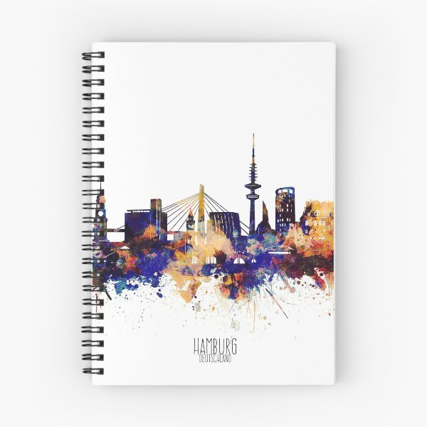Item preview, hamburg skyline designed and sold by BekimART2.