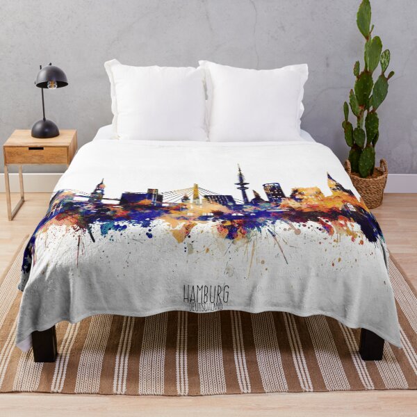 Item preview, hamburg skyline designed and sold by BekimART2.