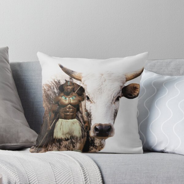 Item preview, nguni ox and the zulu warrior designed and sold by johnnyssandart.