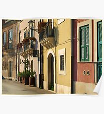 Sicilian Façade Poster