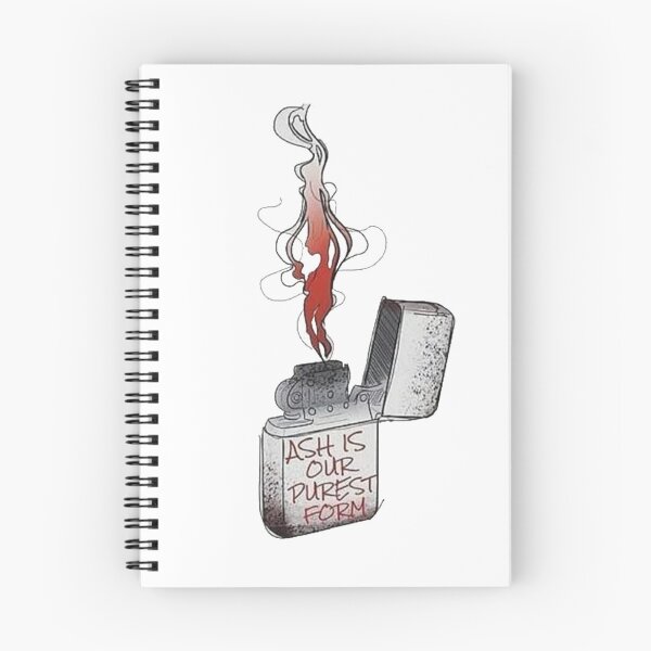 Item preview, Lil Peep Ash Is Our Purest Form Lighter Original Tattoo Design designed and sold by nmrkdesigns.