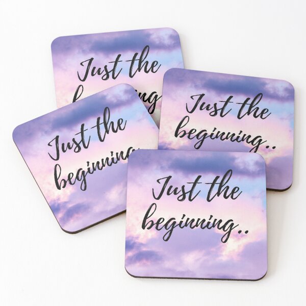 Item preview, Just the beginning.. Inspirational Purple Cloud Design. designed and sold by cgroenewald.