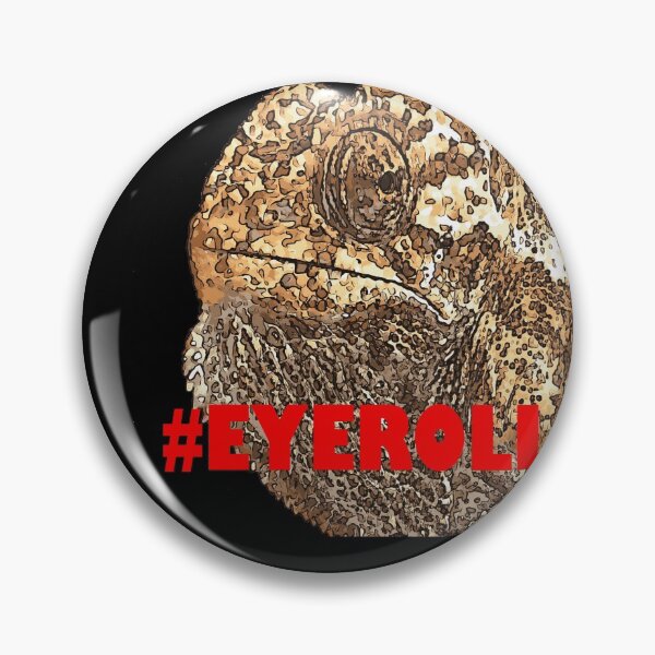 Item preview, Cartoon Style Chameleon Hashtag Eyeroll designed and sold by taiche.
