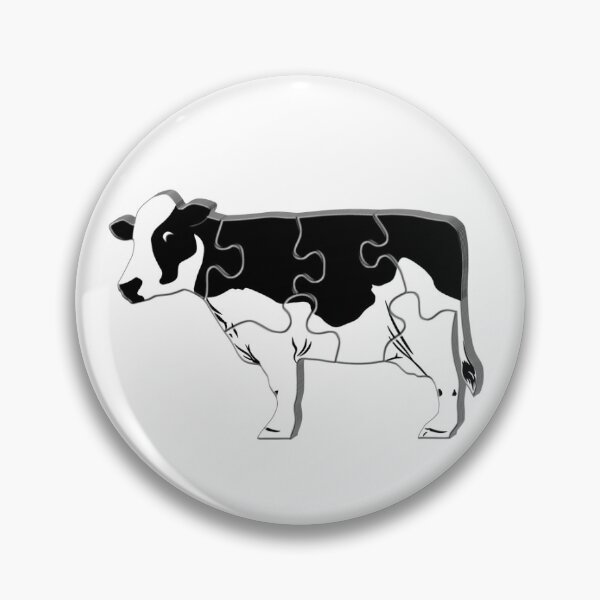 Item preview, Puzzled Friesian Cow designed and sold by Czerra.