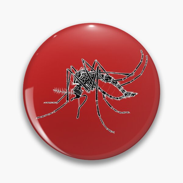 Item preview, Blood Red Aedes aegypti designed and sold by thebugladies.