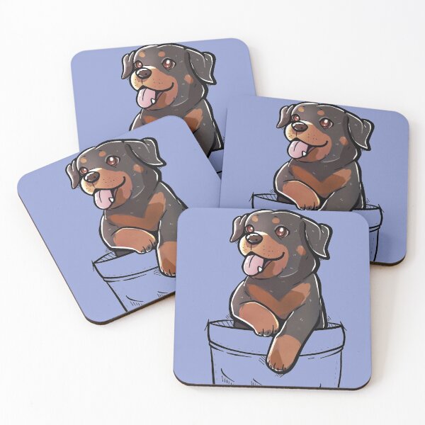 Item preview, Pocket Cute Rottweiler Dog designed and sold by TechraNova.