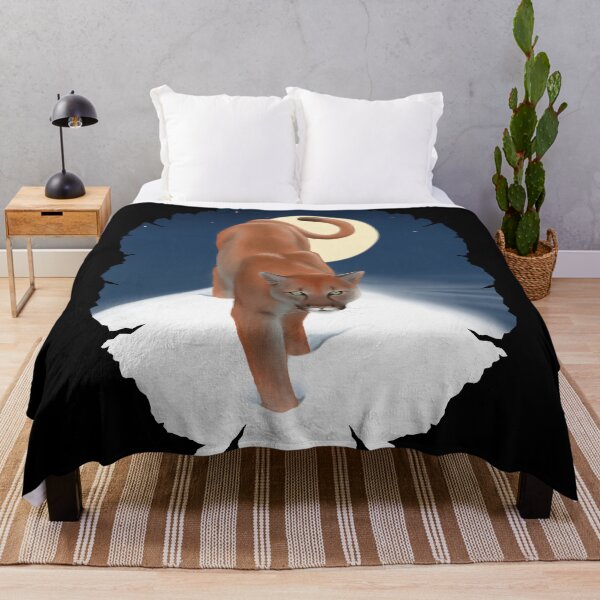 Item preview, Big Cat in the Winter Snow - Mountain Lion designed and sold by TMBTM.