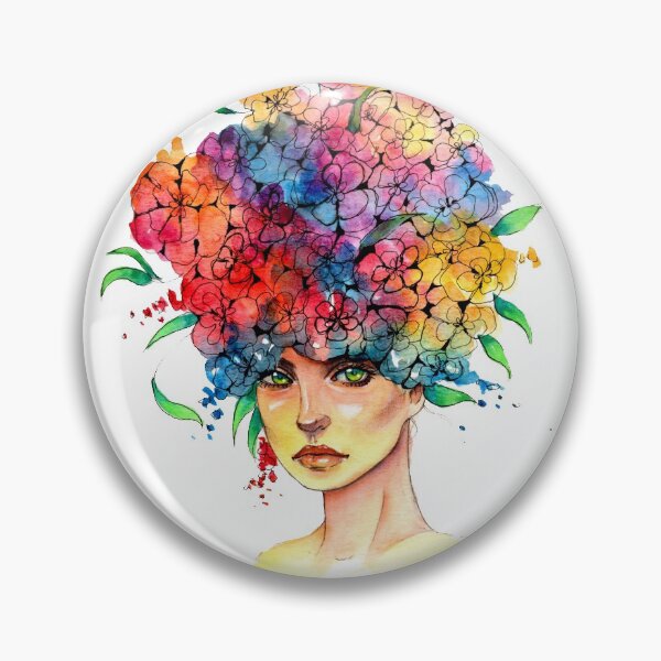Item preview, Flowers in her head designed and sold by Daniela Mejia.