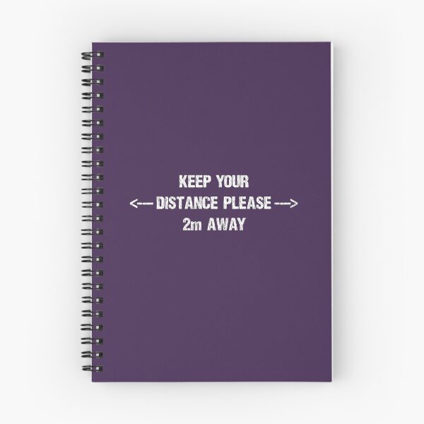 Item preview, KEEP YOUR DISTANCE - WHITE TEXT designed and sold by janeynic.