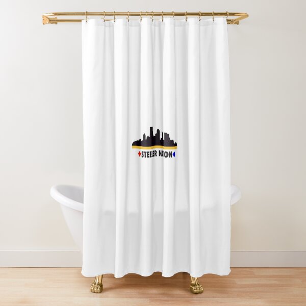 Steelers-City Shower Curtain for Sale by verlosen