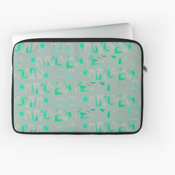 Primitive symbols grey and green Laptop Sleeve