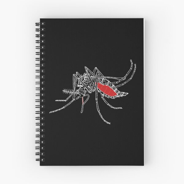 Item preview, Black and White Aedes aegypti designed and sold by thebugladies.