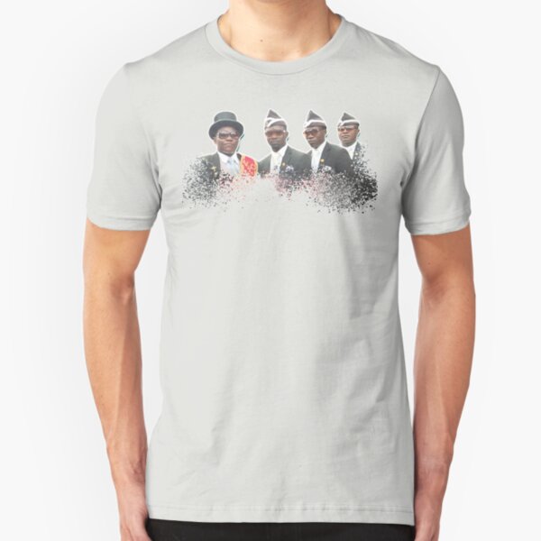 COFFIN Dancing Meme - Ghana's Dancing Pallbearers Slim Fit T-Shirt
