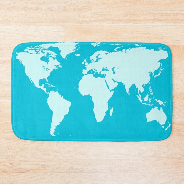 Item preview, Fullcolor World map - blue designed and sold by Aurealis Creatief.