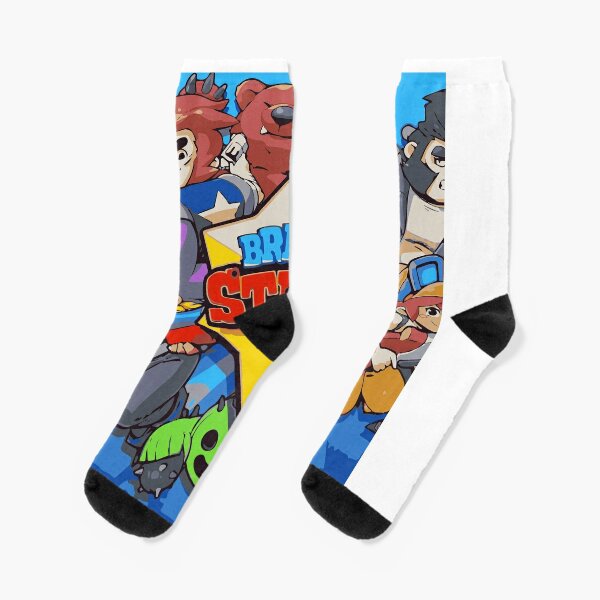 Line Friends Brawl Stars Character Graphic Casual Socks Athletic Socks Socks Tights Leggings