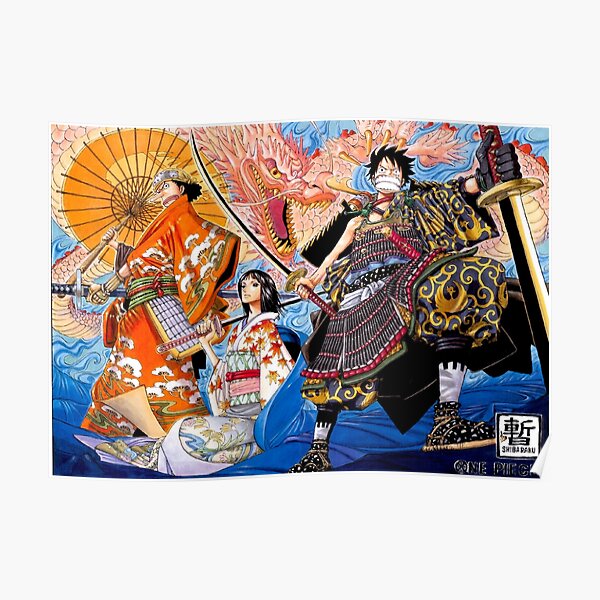 Samurai Luffy Posters Redbubble