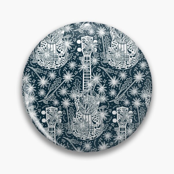 Item preview, Floral ukulele - light on dark designed and sold by Natalia Mikhaleva.