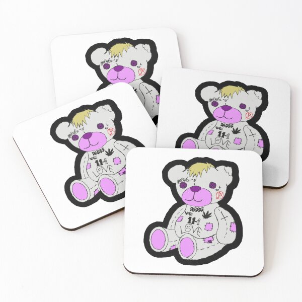 Item preview, Lil Peep Teddy Bear Tattoo Official Design designed and sold by nmrkdesigns.
