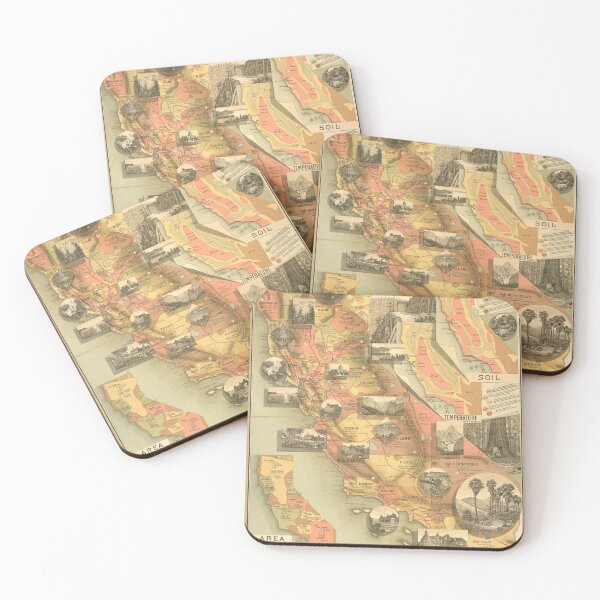 Item preview, Map of California c1890s designed and sold by Speckle.