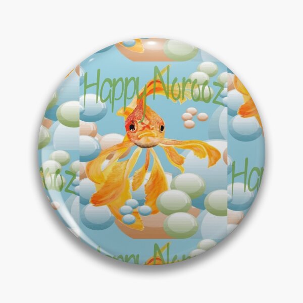 Item preview, Happy Norooz Goldfish In Pastel Bubbles designed and sold by taiche.