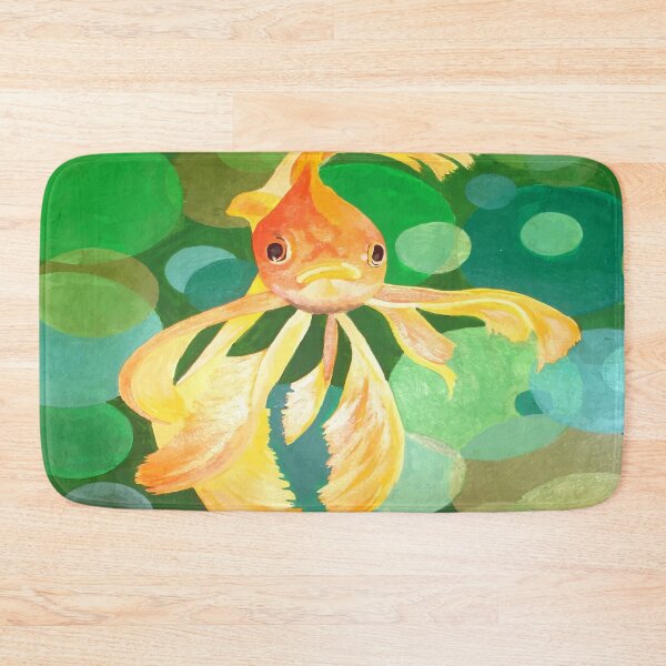 Item preview, Fantail Goldfish With Green Bubbles Vector designed and sold by taiche.