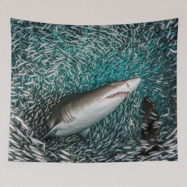 Item preview, SHARK IN THE DARK  designed and sold by johnnyssandart.