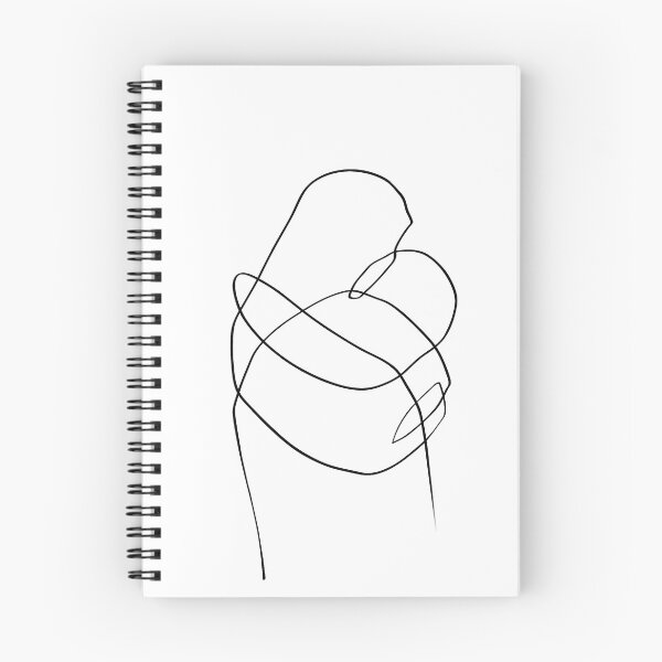 Item preview, Abstract Lovers Hug - One Line Art designed and sold by TheRedFinch.